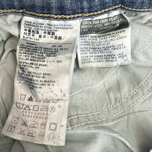 Levi 505 Straight Jeans - Picture 3 of 6